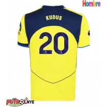 Camiseta Tottenham Hotspur Mohammed Kudus #20 Tercera Equipación 2025-26 manga corta